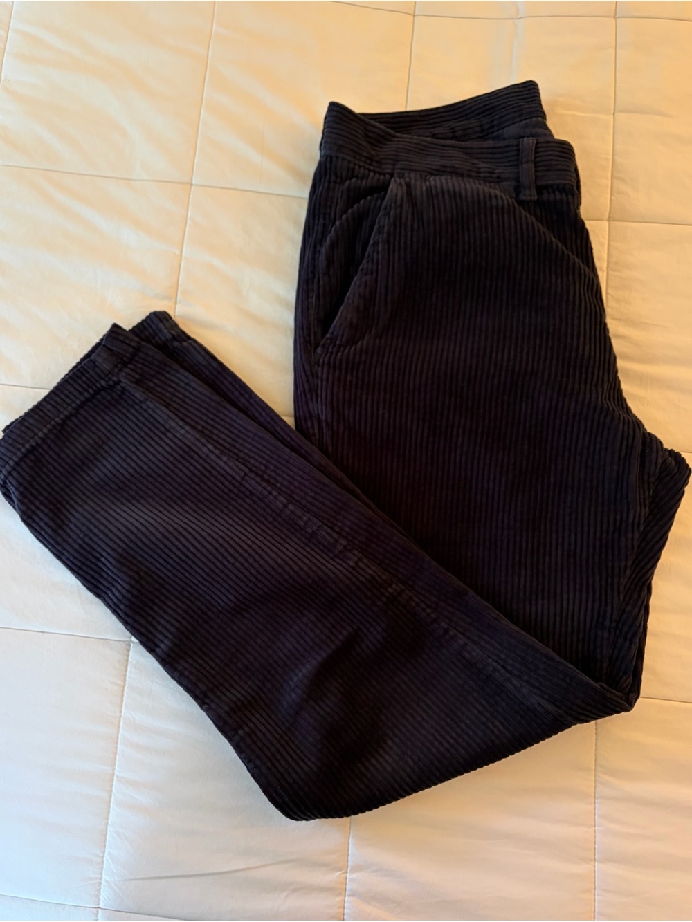 La Paz Cruz wide wale blue corduroy pants 34